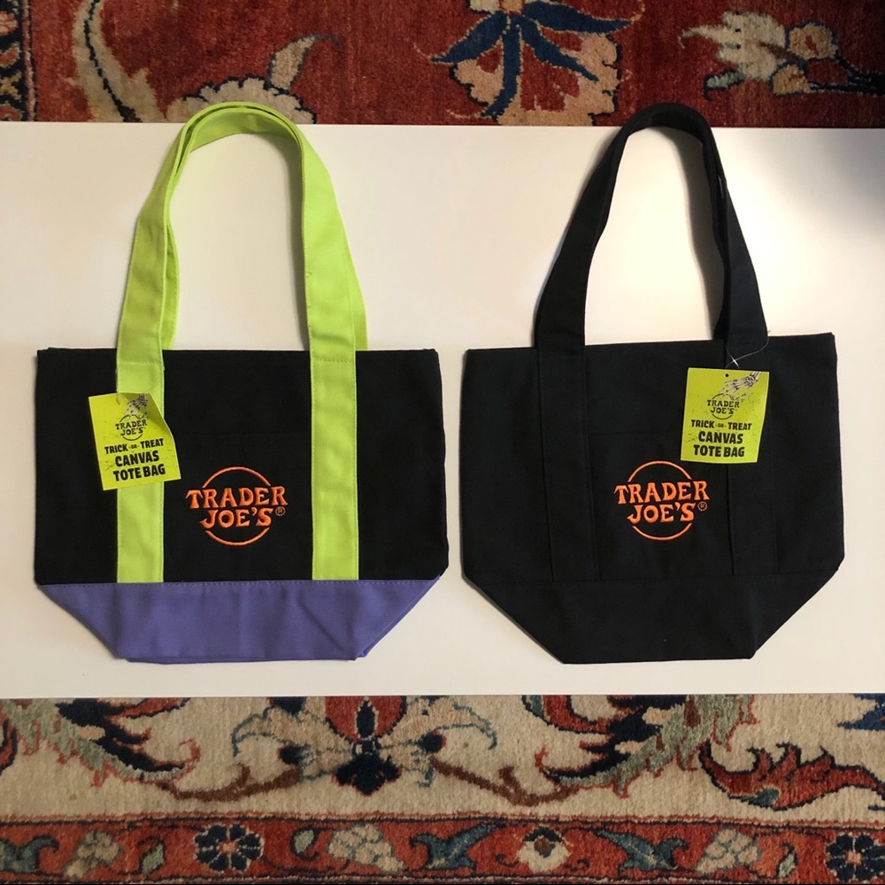NEW Trader Joe’s Halloween Mini Tote Bags